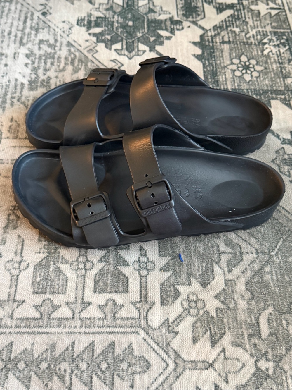 Birkenstock Arizona EVA unisex Slide Sandals in Black size 41 women’s 9 men’s 8